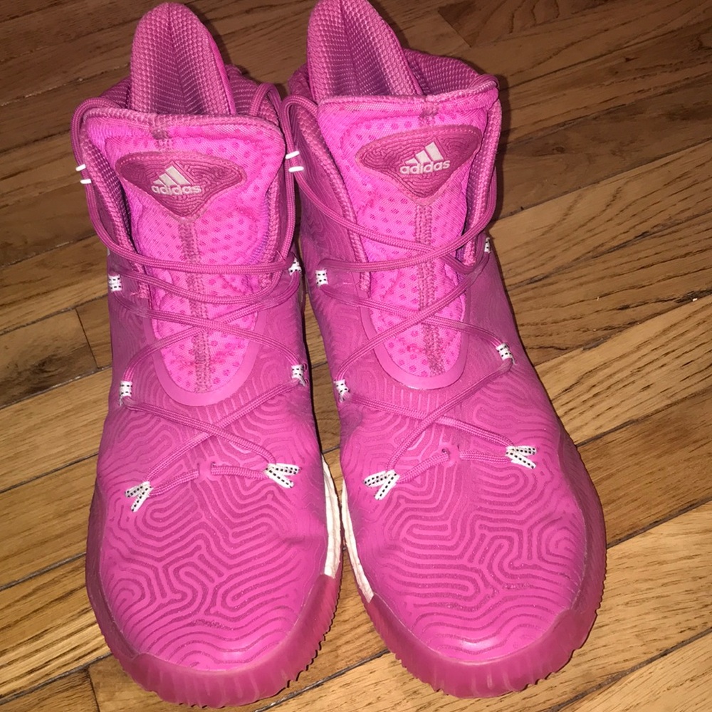 ADIDAS ANDREW WIGGINS BASKETBALL SHOES PINK